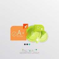 Modern abstract geometric info banner N16