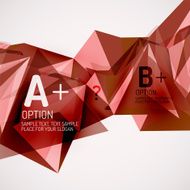 Geometric shapes in the air Vector abstract background N55