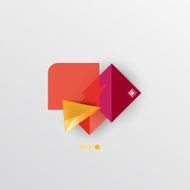 Modern abstract geometric info banner N22