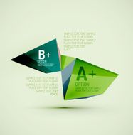 Geometric shapes in the air Vector abstract background N59