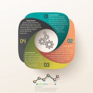 info graphic circle label design N2