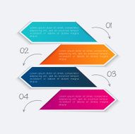Vector colorful info graphics for your business presentations N118