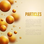 Abstract molecules design Vector illustration