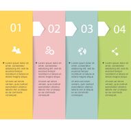 Vector colorful info graphics for your business presentations N119