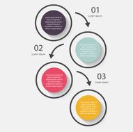 Vector colorful info graphics for your business presentations N121