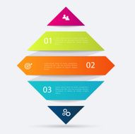 Vector colorful info graphics for your business presentations N124