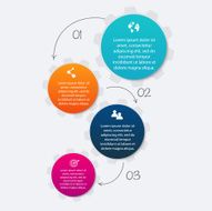 Vector colorful info graphics for your business presentations N127