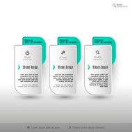 Business infographics template for web design N16