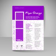Site layout for design - flyer N40