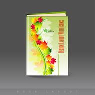 Modern abstract brochure as book N4