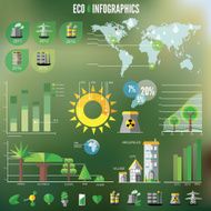 Ecology Infographic vector illustration N2
