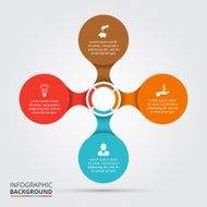 Vector circle element for infographic N33