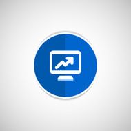 High-quality laptop screen with the Dollar Economy concept N2