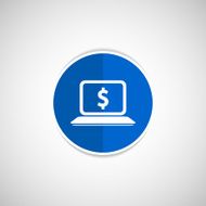 High-quality laptop screen with the Dollar Economy concept N3