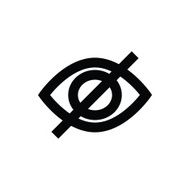 Invisible Vector Icon