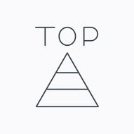 Triangle icon Top or best result sign N8
