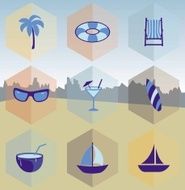 icons beach