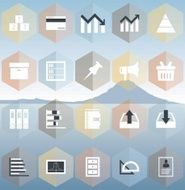 Education icons N335