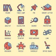 Set of vector icons N12
