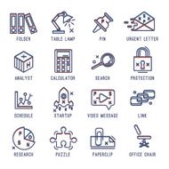 Set of vector icons N13