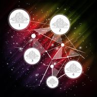 Vector space infographic N2