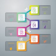 Infographic design template and marketing icons N40