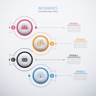 Modern vector abstract template for infographic4