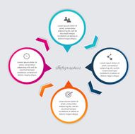 Vector colorful info graphics for your business presentations N128