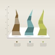 Sample graph Origami paper chart