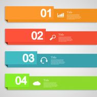 Vector modern business infographic background