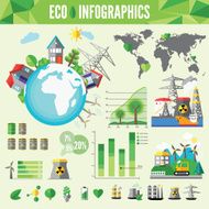 Ecology Infographic vector illustration N3