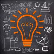 Creative stylish idea concept business infographic layout