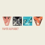 W X Y Z - Grunge Retro Paper Type Alphabet