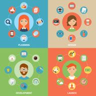 Vector illustration for web