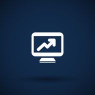 High-quality laptop screen with the Dollar Economy concept N8