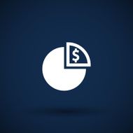 Business Infographics circle graph Vector illustration N5