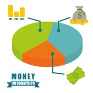 Money infographic design N16