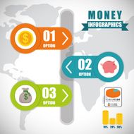 Money infographic design N23