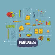 Creative colorful business infographic elements N4