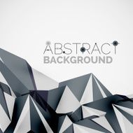 Geometric shapes in the air Vector abstract background N67