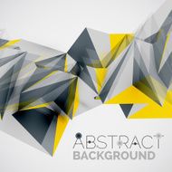 Geometric shapes in the air Vector abstract background N68