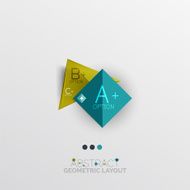 Modern abstract geometric info banner N40
