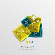 Modern abstract geometric info banner N41