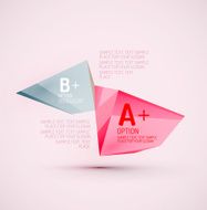 Geometric shapes in the air Vector abstract background N73