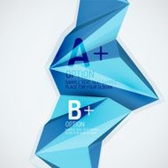 Geometric shapes in the air Vector abstract background N80