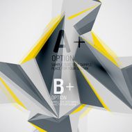 Geometric shapes in the air Vector abstract background N82