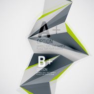 Geometric shapes in the air Vector abstract background N84