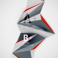 Geometric shapes in the air Vector abstract background N85