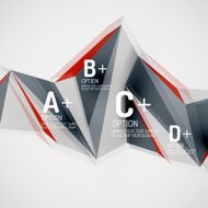 Geometric shapes in the air Vector abstract background N86