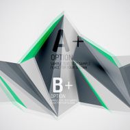 Geometric shapes in the air Vector abstract background N87